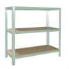 Meets-ecommerce UG Kovový regál 115x110x45, 3-4 police Farba: Zelená, Počet polic: 3 police