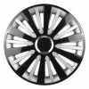 LEOPLAST Puklica FALCON black&silver 1ks rozmer: FALCON 16