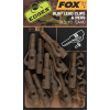 FOX Klip na olovo Edges Camo Silk Lead Clips & Pegs veľ. 10, 10ks