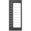 ACO CDN-10NP ST Osvetlený panel zoznamu nájomcov s 10 tlačidlami
