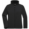 James&Nicholson Dámska softshellová bunda JN137 Black XL