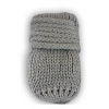 Baby Nellys Dojčenské rukavičky pletené, zimné - Veľ. 56-68 (0-6 m) Baby Nellys Šedé