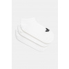 Ponožky adidas Originals Trefoil Liner 3-pak biela farba, S20273