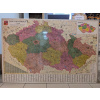 nástěnná mapa Česká republika 1:350 t. 135x90 cm lamino v rámu