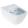 Geberit Smyle Square Závesné WC hlboké splachovanie, Rimfree, 35x54cm, Biele GEB 500.208.01.1