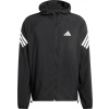 Pánska bežecká bunda adidas, ADI365 3 STRIPES JACKET M Čierna,Biela L