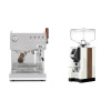 Ascaso Steel DUO PID PLUS, Inox&Wood + Eureka Mignon Specialita, WD white, walnut