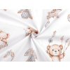 Stoklasa Bavlněná látka / plátno medvídek METRÁŽ - 1 (986) bílá