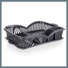 BANQUET myKITCHEN Plastový odkvapkávač na riad, 45 x 31 x 8 cm, antracit 55071768