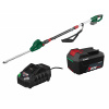 Parkside® Aku teleskopické nožnice na živý plot 20 V Paths 20 A1 + Rýchlonabíjačka akumulátora 20 V/4,5 A + Akumulátor 20 V/4 Ah (800012793)