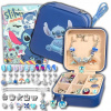 SADA 72 KORÁLOK NA VÝROBU NÁRAMKOV STITCH ANGEL LILO STICH Charms