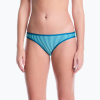 Spodný diel plaviek Nike Ripple Texture Hipster Bikini bleached turquoise