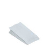 Papierové vrecko (PAP/PE) 2vrstvé nepremastiteľné biele 10,5+5,5 x 24 cm `1/2` [100 ks]