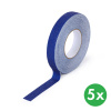 Protišmyková páska, jemné zrno, 25 mm x 18,3 m, balenie 5 ks, modrá