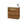 Dreja Skrinka pod umývadlo HOST SZD 50 - D27 Cognac / Úchytka T03 / D27 Cognac / Pravé