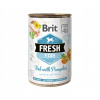 Brit FRESH Vlhké krmivo pre psa ryba s tekvicou 400 g