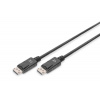 Digitus Pripojovací kábel DisplayPort 1.2, DP M/M, 5,0 m, so západkou, Ultra HD 4K, bl