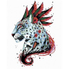Maľovanie podľa čísel – Zdobený leopard, 40 × 50 cm, napnuté plátno na rám 8596530045458