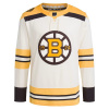 Dres Boston Bruins adidas Cream 100th Anniversary Primegreen Authentic Jersey Veľkosť: 56 (XXL)