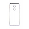 TopQ Zadný silikónový kryt na Xiaomi Redmi 5 Frame strieborný