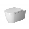 Duravit ME by Starck Závesné WC, doska SoftClose, Rimless, alpská biela 45290900A1