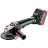 Metabo WB 18 LT BL 11-125 613054660 akumulátorová úhlová brúska 125 mm, 18 V, 5.5 Ah; 613054660