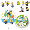 DIGITÁLNA TLAČ Jedlý obrázok na tortu MINIONKY MINIONS + POSTAVY + TEXT 34
