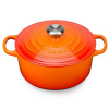 Le Creuset - Liatinový hrniec okrúhly s pokrievkou 18 cm/1,8 l oranžový