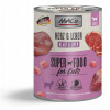 Mac's CAT Adult Mokré krmivo pre mačky so srdiečkami a pečeňou 800g
