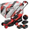 Kosačka elektrická - YATO AKUMULÁTOR NA BATÉRIE 2x 4AH + NABÍJAČKA NOVINKA (Kosačka elektrická - YATO AKUMULÁTOR NA BATÉRIE 2x 4AH + NABÍJAČKA NOVINKA)