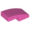 11477 Dark Pink Slope, Curved 2 x 1 x 2/3 (Tmavě růžový svah, zakřivený 2 x 1 x 2/3)