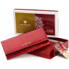 Peňaženka - Peterson Peterson Wallet Prírodná koža červená PTN CR-467-Red-Women's Product (Petersonová ženská dámska kožená peňaženka pre Bigiel)