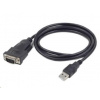 GEMBIRD Kabel adapter USB-serial 1,5m 9 pin (com), černý UAS-DB9M-02