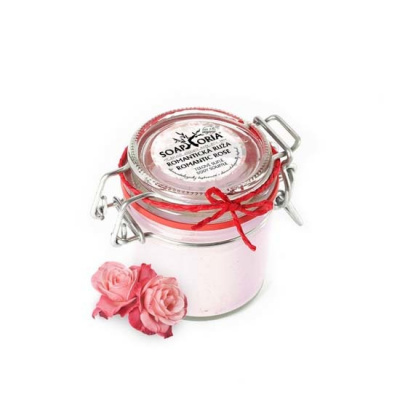 Romantická ruža - XXL organické telové suflé 255 ml Soaphoria (