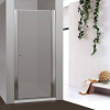 ARTTEC Jednokrídlové sprchové dvere do niky MOON 80 - 85 cm hroznové sklo PAN00871