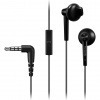 Panasonic RP-TCM55 tradičné slúchadlá do uší (14,3 mm meniče, neodymový magnet, 10 Hz-24 kHz, vstavaný mikrofón a diaľkové ovládanie), čierne