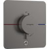 Hansgrohe ShowerSelect Comfort Q - Termostat pod omietku pre 1 spotrebič a ďalší výtok, kartáčovaný čierny chróm 15589340