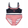 Detské plavky - Steiff One -kus outfit 86 Biela, červená, námornícka modrá (F5C116 Steiff Bikini Stripes Set 86)