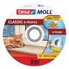 Tesnenie tesamoll profil D, 9 mm, biele, L-100 m, na okná a dvere