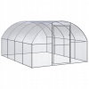 Vonkajšia klietka pre kurčatá, 3x4x2 m, galvanizovaná oceľ