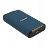 Transcend ESD410C 1TB, USB 20Gbps Type C, Externí odolný SSD disk (3D NAND flash), 2000MB/R, 2000MB/W, modrý (TS1TESD410C)