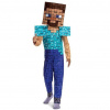 Godan Detský kostým Minecraft Steve veľkosť 4 - 6 rokov