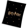Carbotex Detská deka Harry Potter Gold Stars 130x170 cm