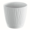 kvetináč 23,9cm SANDY P DSY240P-S449 biely plastový PROSPERPLAST