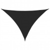 Trojuholníková záhradná plachta, Oxford tkanina, 3x4x5 m, čierna