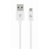 Gembird CC-USB2P-AMmBM-1M-W USB 2.0 AM na MicroUSB, (AM/BM), 1m, bílý