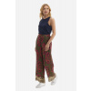 NOHAVICE LA MARTINA WOMAN TROUSERS PRINTED DIAMOND MILITARY/HOTPINK/FRE