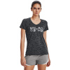 Dámske Tričko s krátkym rukávom UNDER ARMOUR TECH TWIST GRAPHIC SSV 1377204-001 – Čierna
