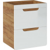 COMAD - Skrinka pod umývadlo 50cm 2 zásuvky ARUBA biela 5907611647202