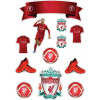 CUKROVÁ TLAČ jedlý obrázok na tortu Cukrová hmota LIVERPOOL FC SADA + MENO #1